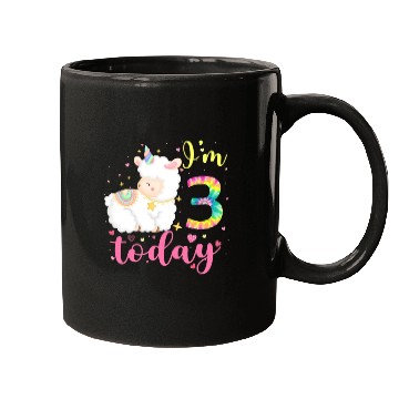 Discover 3 Year Old Llama Birthday Party 3rd Animal Mugs