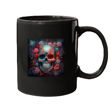 Discover Pastel Flowery Skull Mugs