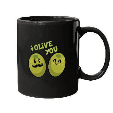 Discover Green olives valentine olive you Mugs