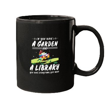 Discover Cute Library Librarian Gardening Mugs Book