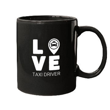 Discover Love Taxi Driver Mugs