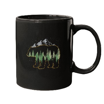 Discover Grizzly Mountain Wildlife Bear Mugs