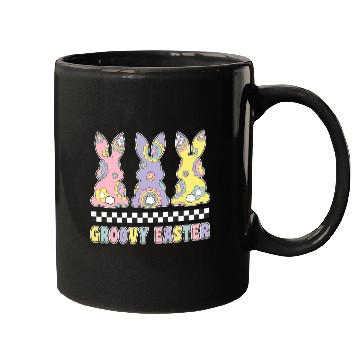 Discover Groovy Easter Bunnies Retro Hippie Lover Easter Mugs