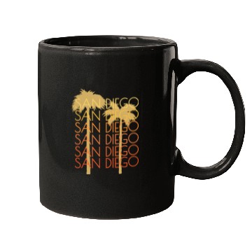 Discover San Diego Ca Vacation Mugs
