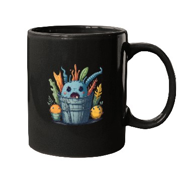 Discover Monsters in a bucket Mugs