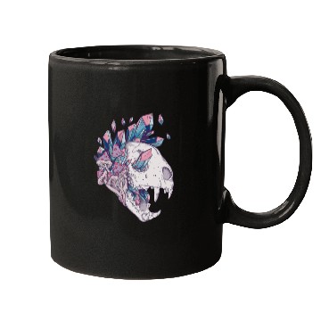 Discover Crystal Cat Skull Mugs