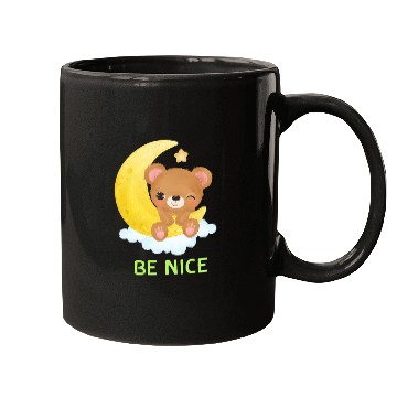 Discover Be Nice. Mugs