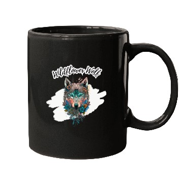 Discover Wildflower Wolf Mugs