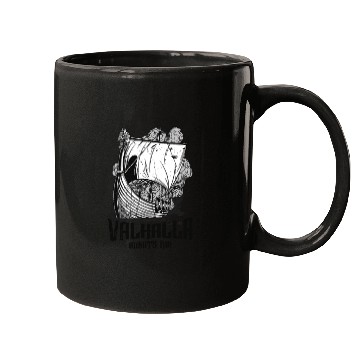 Discover Valhalla awaits me - Viking Mugs