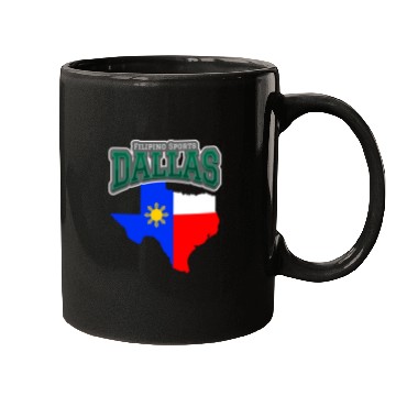 Discover Dallas Filipino Sports, Texas Philippines Flag Mugs