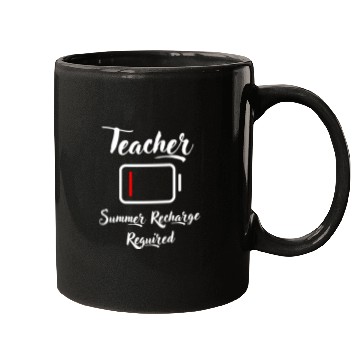 Discover Teacher Summer Recharge Required Mugs
