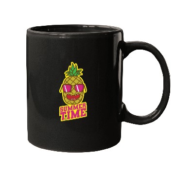 Discover Summer Time Pineapple tropical sweet Fruit Mugs