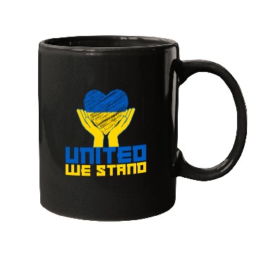 Discover United we stand! US Solidarity for Ukraine Mugs