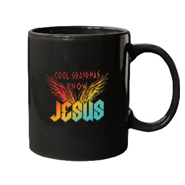 Discover Cool Grandmas Know Jesus Mugs