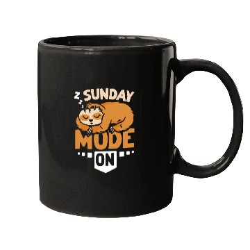 Discover Sloth sunday mode on Mugs