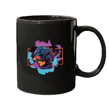 Discover cyberpunk IV Mugs