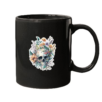 Discover Botanical Skull Design Mugs
