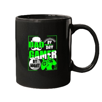 Discover Dad By Day Gamer By Night Mugs