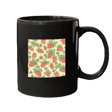 Discover Retro Strawberries Mugs