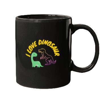 Discover I love dinosaur Mugs
