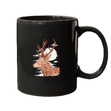 Discover Tree Deer Beautiful Animal Mugs