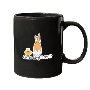 Discover Coffee Corgi Love It Mugs
