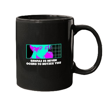 Discover Senpai Is Never Going to Notice You Anime Funny Ma Mugs