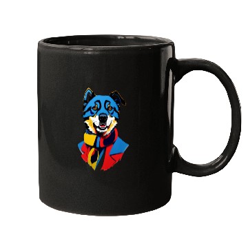 Discover Dog colorful Mugs