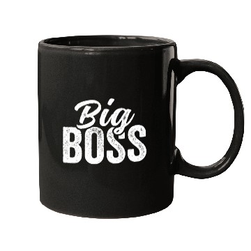 Discover Big Boss Matching Design for Mom or Daddad fathers Mugs