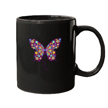 Discover butterflies floral Mugs