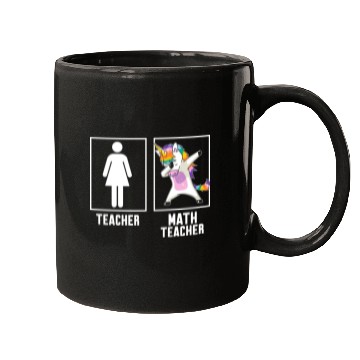 Discover Teacher Vs Math Teacher Mugs