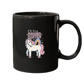 Discover Rainbow and Unicorn Kindergarten Teacher Mugs