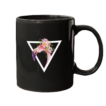 Discover Flamingo Watercolor Triangle Mugs