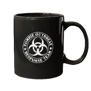 Discover Zombie Outbreak Response Team (White Version) Mugs