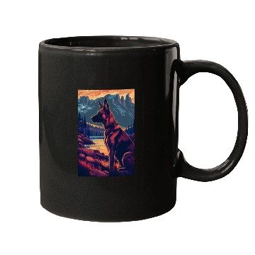 Discover Belgian Malinois Nature Mugs