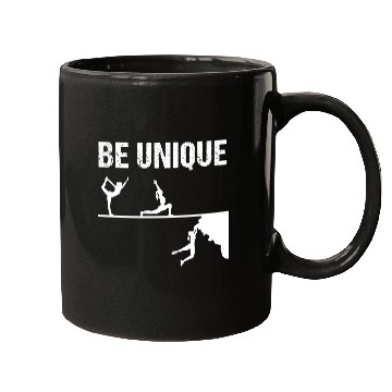 Discover Be Unique Rock Climbing Girl Motivational Design Mugs