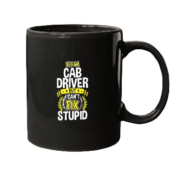 Discover Yes Im Cab Driver Mugs