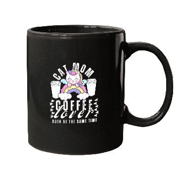 Discover Cat Mom Coffee Lover Unicorn Mugs