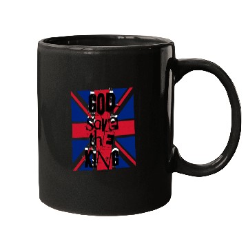 Discover God Save The King Charles British Royal Punk Mugs