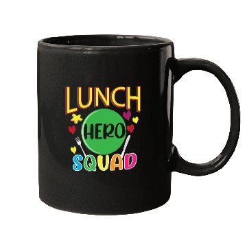Discover School Lunch Hero Squad Funny Cafeteria Workers Mugs
