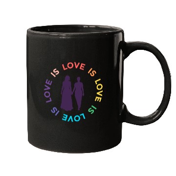 Discover Lesbian Love is love Mugs
