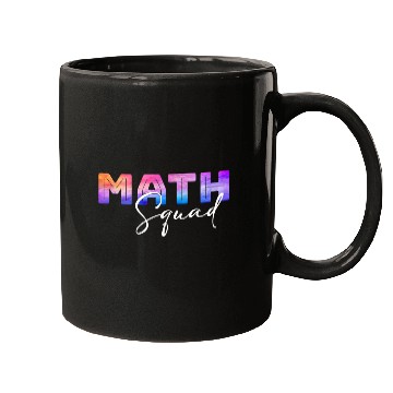 Discover Math Squad Tie Dye Back To School Mugs