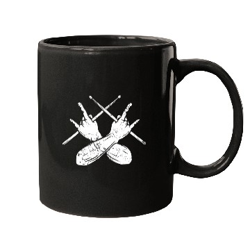 Discover Rock n Roll - Drummer Mugs