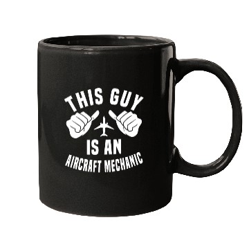 Discover Funny Aircraft Mechanic Design Mugs
