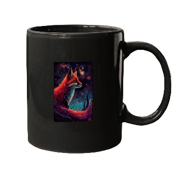 Discover Fox Galaxy Nature Mugs