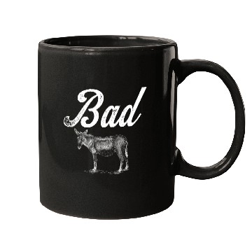 Discover Funny Bad Ass Donkey Badass Mugs