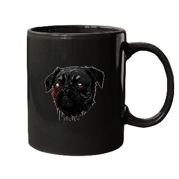 Discover scary Pug Mugs