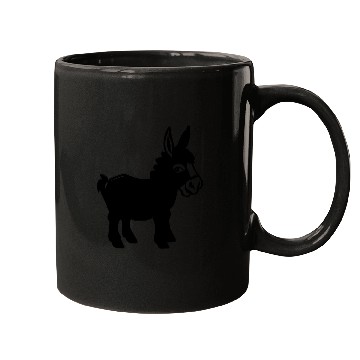 Discover Donkey Vector - Single Color Mugs