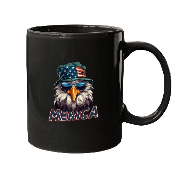 Discover Proud American Independence Day Freedom Mugs