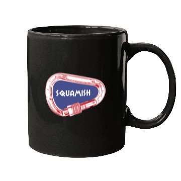 Discover Squamish Rock Climbing Carabiner Mugs